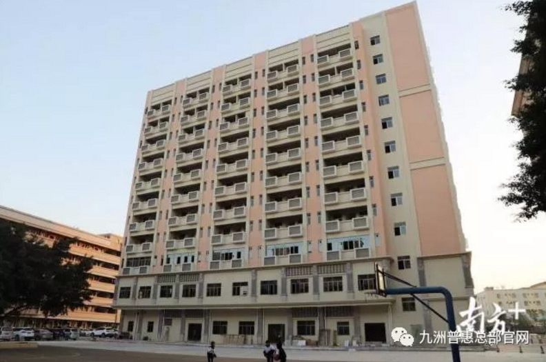 圖為企業(yè)的新宿舍樓。受訪者供圖